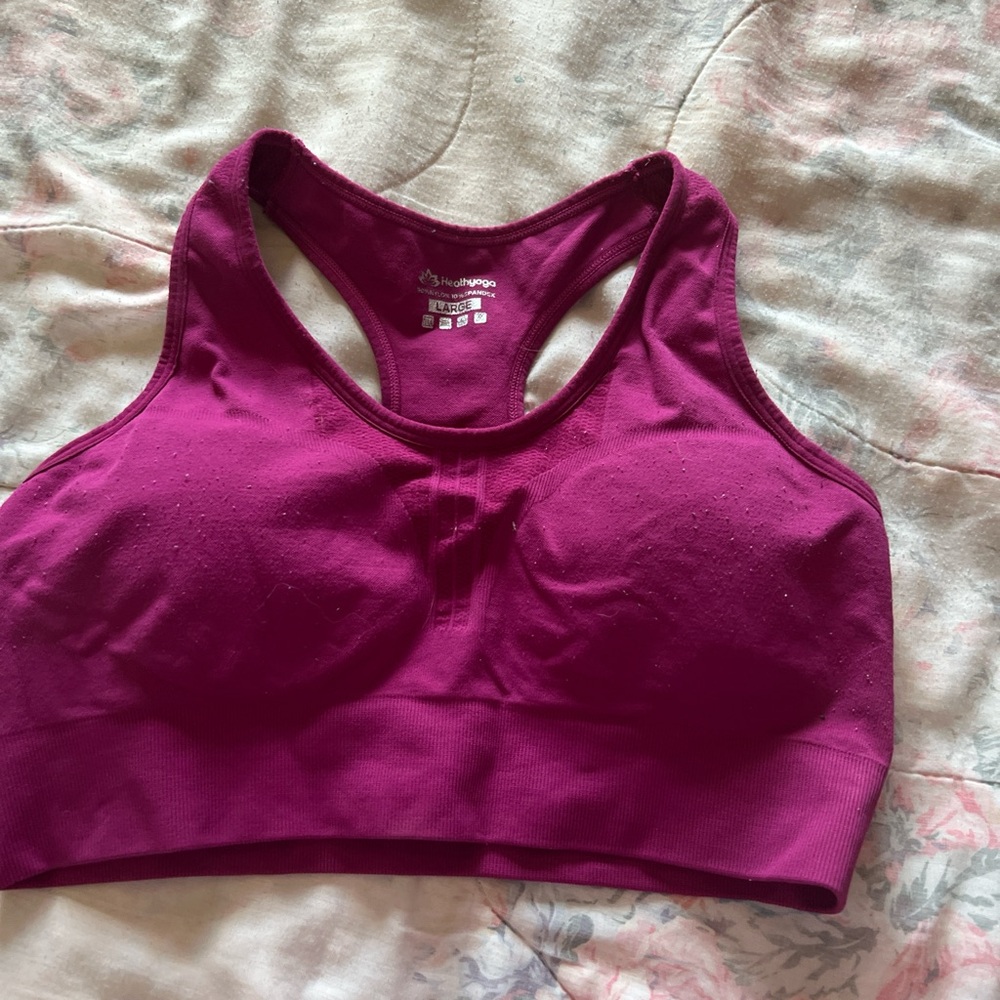Vibrant Magenta Sports Bra
